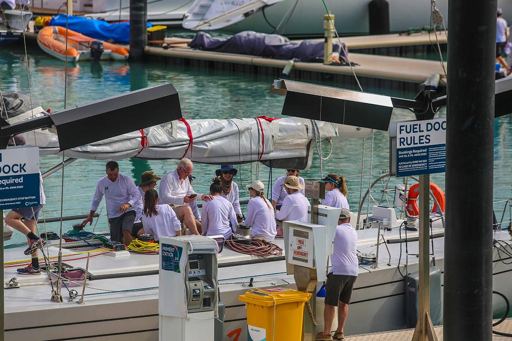 Helsal 3 preparing for the day  - 2017 Airlie Beach Race Week photo copyright  Vampp Photography taken at  and featuring the  class