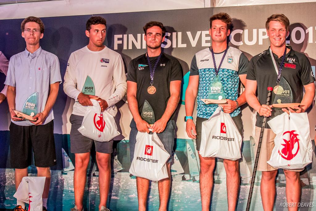 Top five, left to right - 2017 U23 Finn World Championship ©  Robert Deaves