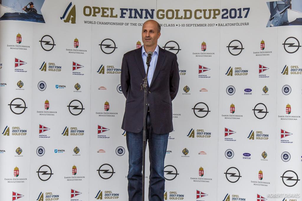 2017 Opel Finn Gold Cup opening ceremony ©  Robert Deaves