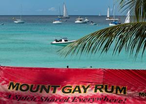 The dreamy view from Barbados Cruising Club – Mount Gay Round Barbados Race Series photo copyright  Peter Marshall / MGRBR taken at  and featuring the  class