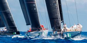 Bella Mente en route to her third Rolex Maxi 72 World Championship victory photo copyright  Rolex / Carlo Borlenghi http://www.carloborlenghi.net taken at  and featuring the  class