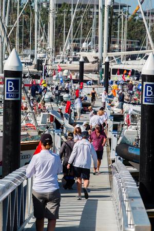 Day 2 – Busy dock before race – Audi Hamilton Island Race Week photo copyright  Andrea Francolini Photography http://www.afrancolini.com/ taken at  and featuring the  class