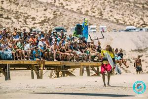 Day 2  – There are always plenty of fans in Sotavento – GKA Kite-Surf World Tour photo copyright  Ydwer van der Heide taken at  and featuring the  class
