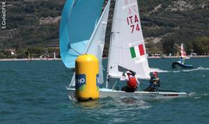 Final day – 420 and 470 Junior European Championships photo copyright  Elena Giolai/Fraglia Vela Riva taken at  and featuring the  class