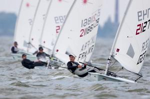Day 3 – Svenja Weger (GER) – Laser Radial World Championships photo copyright  Thom Touw Photography taken at  and featuring the  class