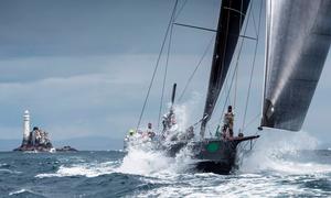 Jens Kellinghusen's Ker 56 Varuna heads for Plymouth after rounding the Fastnet Rock – Rolex Fastnet Race photo copyright Quinag taken at  and featuring the  class
