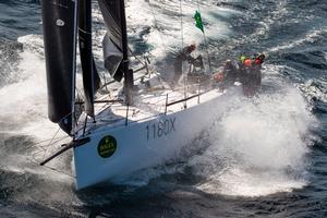 Tor McLaren's Gallivanter making good progress at the Isles of Scilly – Rolex Fastnet Race photo copyright Quinag taken at  and featuring the  class