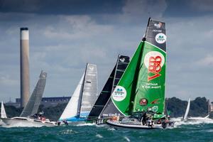 V&B - winning Class40: Antoine Carpentier, Samuel Manuard, Maxime Sorel and Jonas Gerckens – Rolex Fastnet Race photo copyright  Paul Wyeth / RORC taken at  and featuring the  class