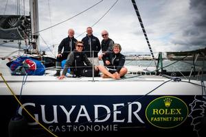 Ts42, Guyader Gastronomie Gery Trentesaux, Gwenael Chapalain, Xavier Dhennin, Denis Frederic and Christian Guyader – Rolex Fastnet Race photo copyright  ELWJ Photography / RORC taken at  and featuring the  class