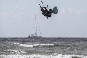 Julien Kerneur made a storming return to competition at this event, making his way past some big names on the tour to secure a birth in the semis – GKA Kite-Surf World Tour photo copyright  Joern Pollex taken at  and featuring the  class
