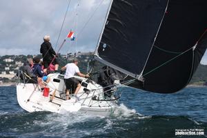 Annie and Andy Howe's J/97 Blackjack II - 2017 Landsail Tyres J-Cup photo copyright  Tim Wright / Photoaction.com http://www.photoaction.com taken at  and featuring the  class