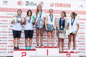 Day 6 – Women's Podium – 470 Class Japan National Championships photo copyright Junichi Hirai/ Bulkhead magazine http://www.bulkhead.jp/ taken at  and featuring the  class