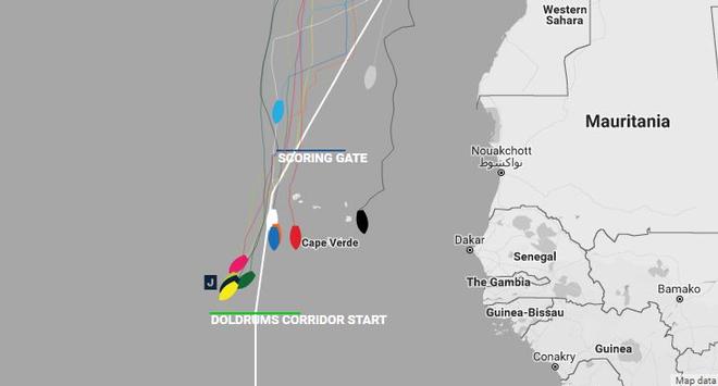 Current positions – Day 15, Race 1 – Clipper Round the World Yacht Race © Clipper Ventures