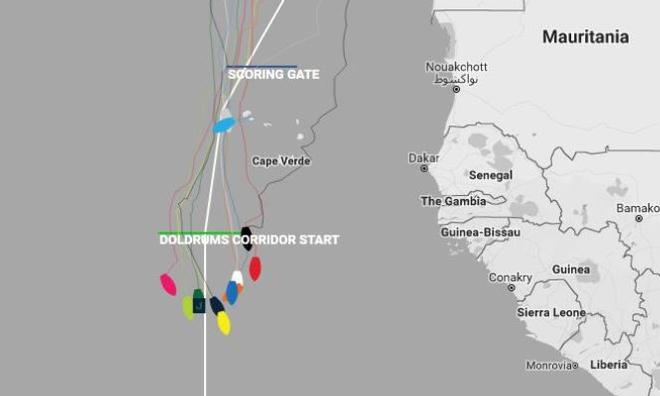 Current positions – Day 17, Race 1 – Clipper Round the World Yacht Race © Clipper Ventures