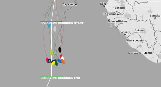 Current positions – Day 19, Race 1 – Clipper Round the World Yacht Race © Clipper Ventures