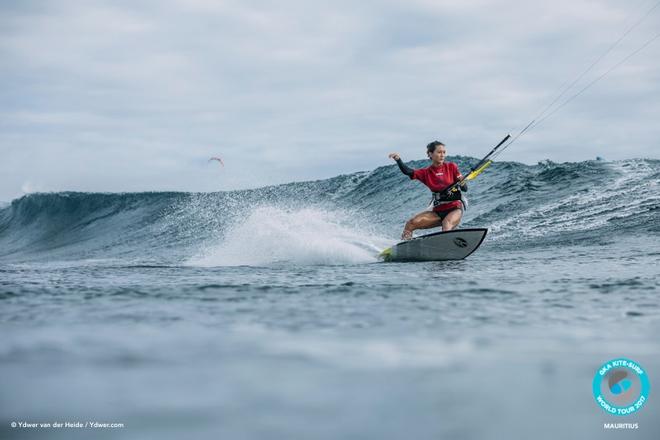Calm and collected as ever - Moona seizes the day – GKA Kite-Surf World Tour ©  Ydwer van der Heide