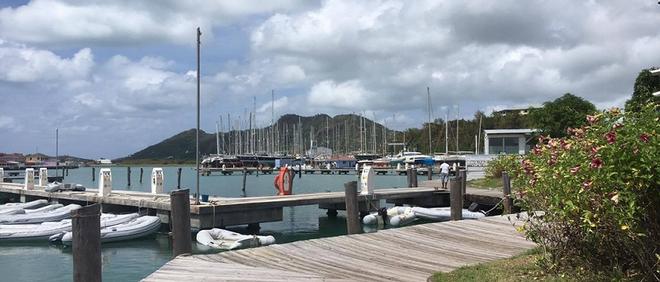Jolly Harbour Marina looking across to Jolly Harbour Boat Yard © ABMA