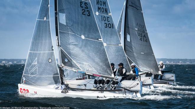 Three races open up the 2017 Melges 20 World Championship © Barracuda Communication