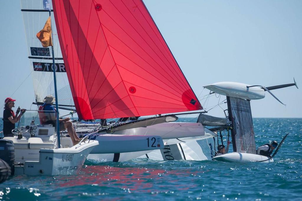 - Day 1, Nacra 17 Worlds La Grande Motte, France photo copyright Nacra 17 World Championship taken at  and featuring the  class