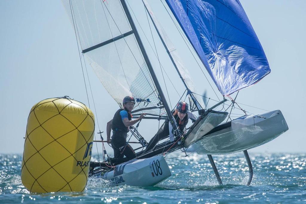  - Day 1, Nacra 17 Worlds La Grande Motte, France photo copyright Nacra 17 World Championship taken at  and featuring the  class