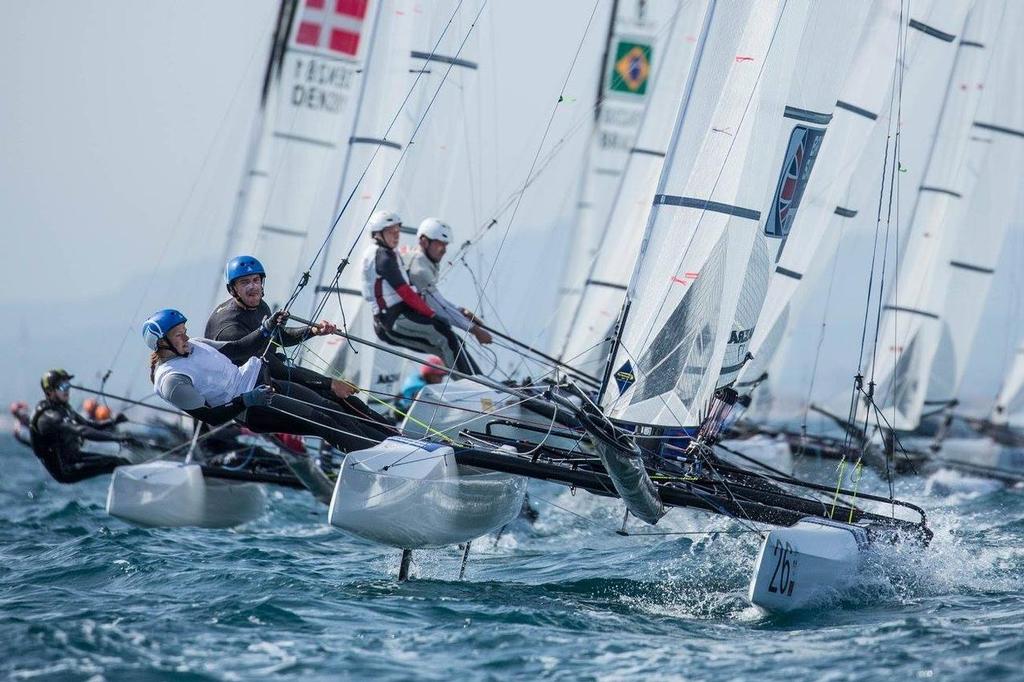  - Day 4, Nacra 17 Worlds La Grande Motte, France. photo copyright Nacra 17 World Championship taken at  and featuring the  class