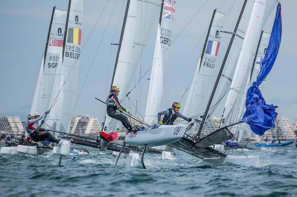 Day 1, Nacra 17 Worlds La Grande Motte, France photo copyright Nacra 17 World Championship taken at  and featuring the  class