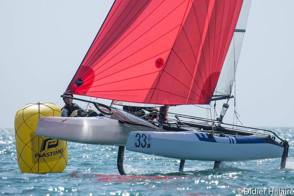  - Day 3, Nacra 17 Worlds La Grande Motte, France. Image Didier Hillare photo copyright Nacra 17 World Championship taken at  and featuring the  class