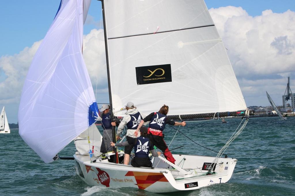George Anyon - Yachting Developments New Zealand Match Racing Championships - Day 3, 30 September, 2017 photo copyright Royal New Zealand Yacht Squadron http://www.rnzys.org.nz taken at  and featuring the  class