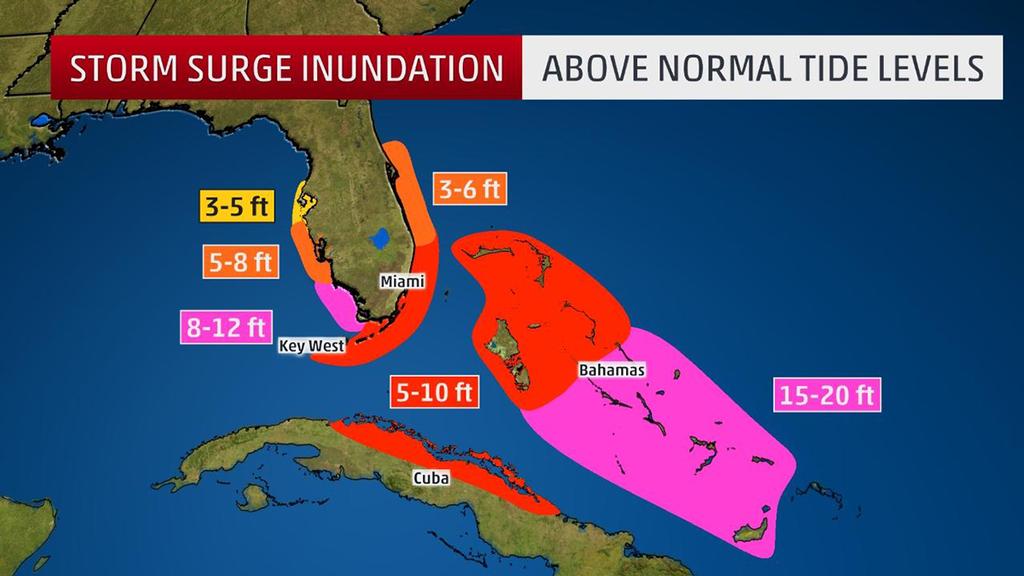 Forecast Storm-Surge Flooding © The Weather Channel