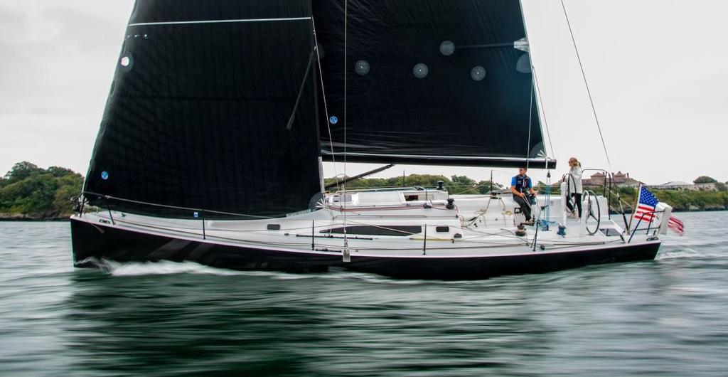 New J/121 at Newport International Boat Show photo copyright Paul Todd and Billy Black taken at  and featuring the  class