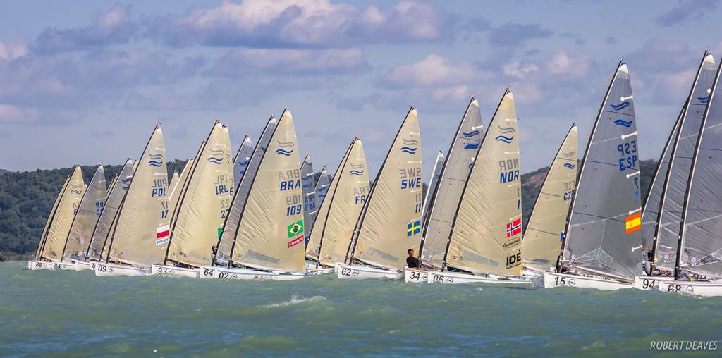 Fleet in action - 2017 Opel Finn Gold Cup photo copyright  Robert Deaves taken at  and featuring the  class