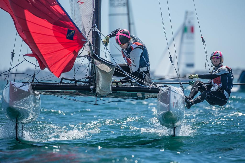 2017 Nacra 17 World Championship photo copyright  Didier Hillaire taken at  and featuring the  class