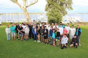 Sailing Institute and Swan River Etchells Fleet - RFBYC Sailing Institute Etchells Regatta 2017 photo copyright Warren Drew taken at  and featuring the  class