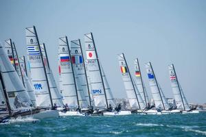 American duo lead the Nacra 17 World Championships photo copyright Nacra 17 World Championship taken at  and featuring the  class