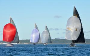 The Modern fleet in action at the 12 Metre North American Championship photo copyright  SallyAnne Santos taken at  and featuring the  class