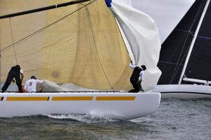 New Zealand at this year’s 12 Metre North American Championship photo copyright  SallyAnne Santos taken at  and featuring the  class