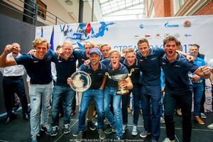 Cape Crow Yacht Club (Team Sweden) celebrate overall victory – Nord Stream Race photo copyright  Andrey Sheremetev / Nord Stream Race taken at  and featuring the  class