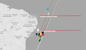 Current positions – Day 24, Race 1 – Clipper Round the World Yacht Race photo copyright Clipper Ventures taken at  and featuring the  class