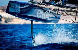 Team Engie during the event in Calvi – GC32 Orezza Corsica Cup photo copyright Jesus Renedo / GC32 Racing Tour taken at  and featuring the  class