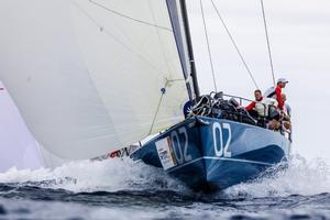 Day 1 – Azzurra charge ahead in the title fight – 52 Super Series Sailing Week Menorca photo copyright  Nico Martinez / Martinez Studio taken at  and featuring the  class