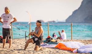 Cagliari’s Poetto Beach – KiteFoil GoldCup World Series photo copyright  Alex Schwarz / IKA taken at  and featuring the  class
