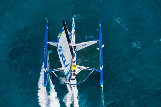 Solo Round the World – The MACIF trimaran is on standby ©  Jean-Marie Liot / DPPI / Macif