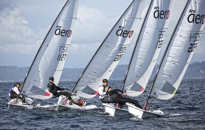 RS Aeros at the Puget Sound Sailing Championships – Corinthian YC, Seattle ©  Jan Anderson
