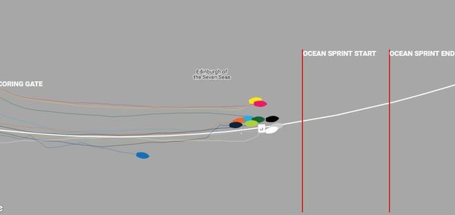 Current positions – Day 9, Race 2 – Clipper Round the World Yacht Race © Clipper Ventures