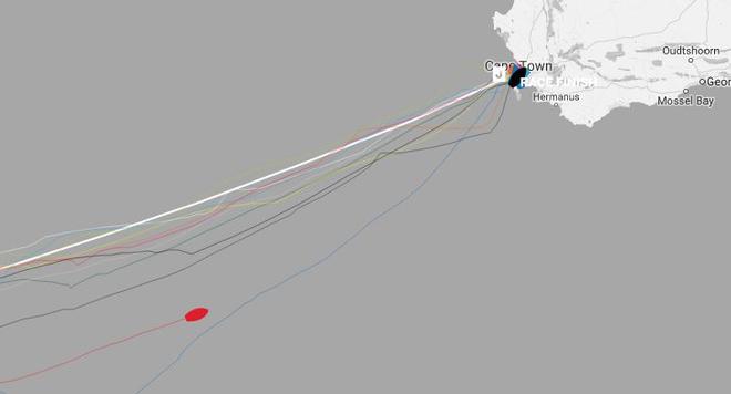 Day 22, Race 2 – Current positions – Clipper Round the World Yacht Race © Clipper Ventures