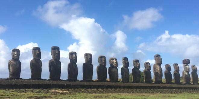 Tongariki, Easter Island ©  Kristen Anderson