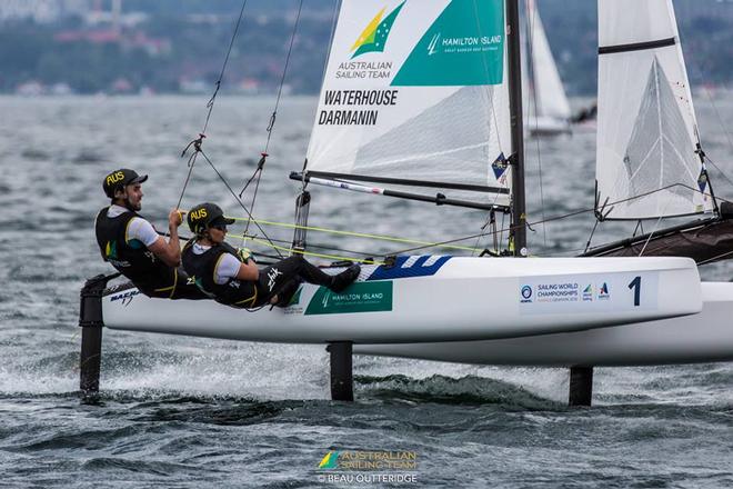 Jason Waterhouse & Lisa Darmanin | 2016 Olympic Silver Medallists | Australian Sailing Team ©  Beau Outteridge