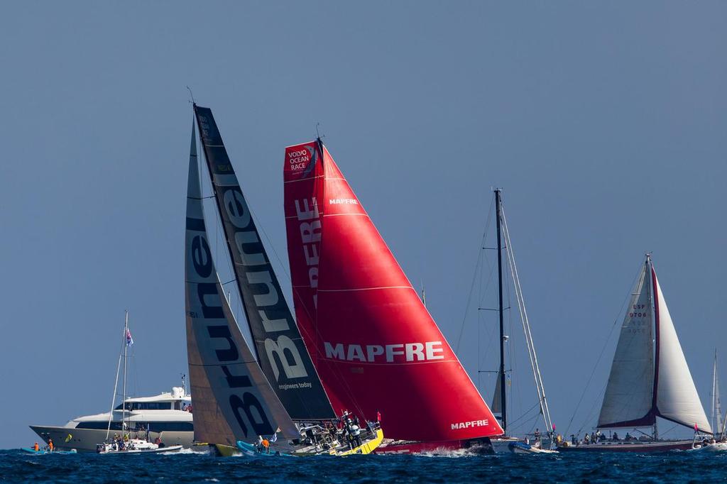 MAPFRE Alicante stopover. MAPFRE In-Port Race Alicante. 14 October, 2017. photo copyright  Pedro Martinez / Volvo Ocean Race taken at  and featuring the  class