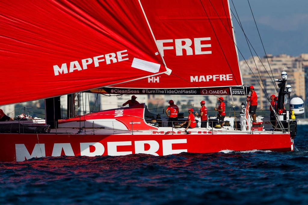 MAPFRE - Alicante stopover. MAPFRE In-Port Race Alicante.  14 October, 2017. photo copyright  Pedro Martinez / Volvo Ocean Race taken at  and featuring the  class