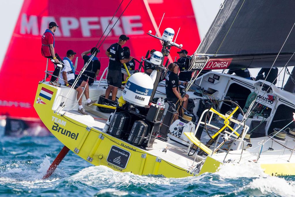 Brunel - Alicante stopover. MAPFRE In-Port Race Alicante. 14 October, 2017. photo copyright  Pedro Martinez / Volvo Ocean Race taken at  and featuring the  class